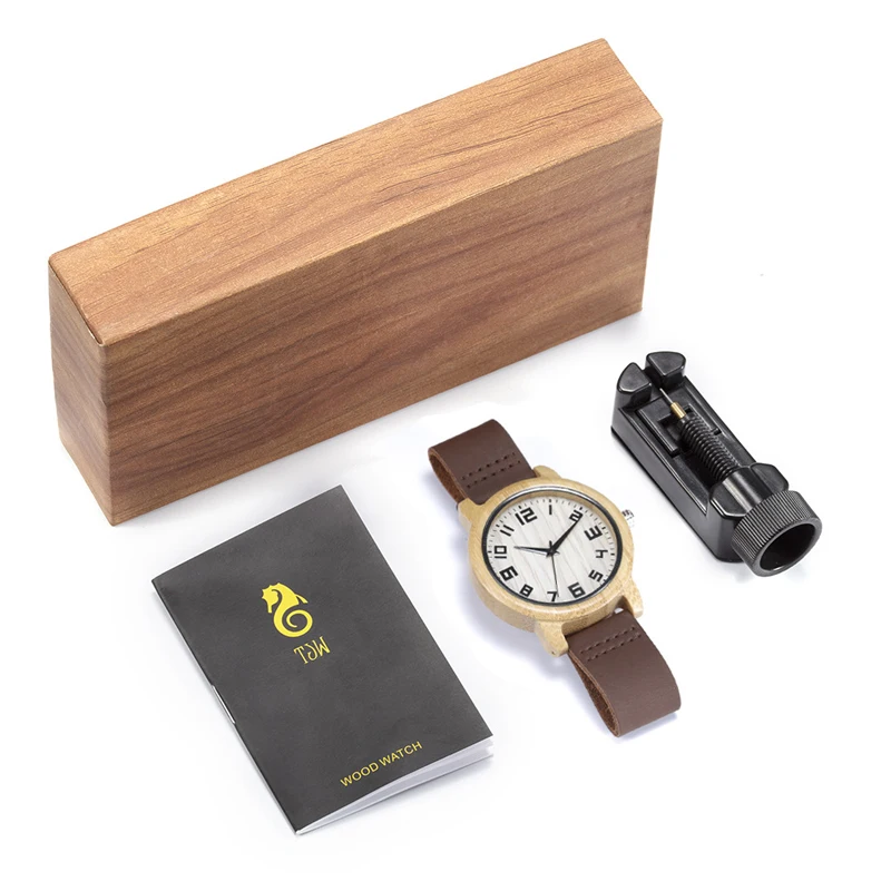 

Super HOT Factory Wood Watches NEW arrival mens large wooden watches factory direct fashion watch women as gift