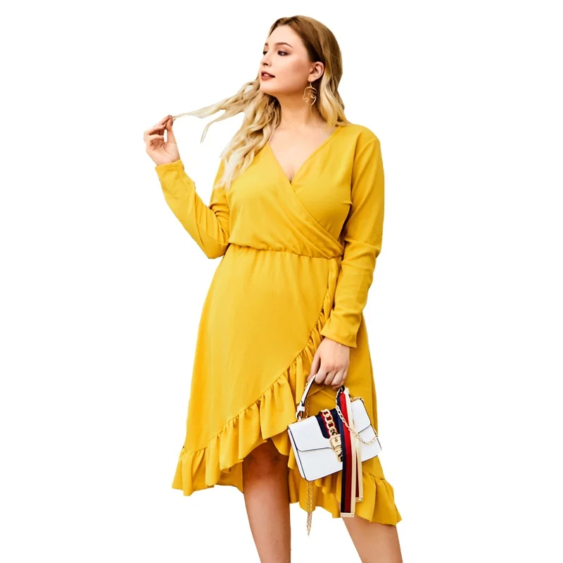 

Factory Cheap Price European and American Fashionable Plus-size Dresses