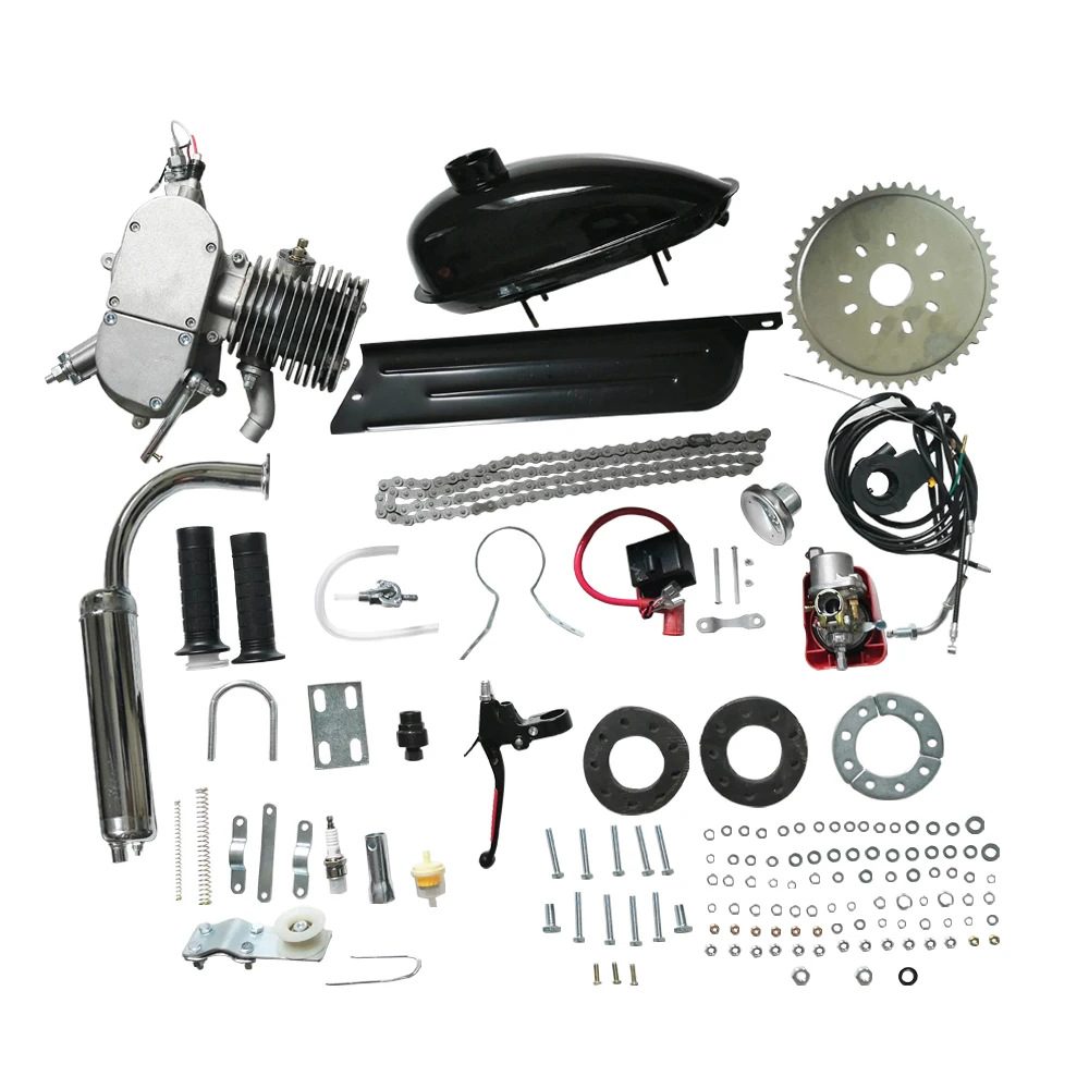 

Gasoline 48cc 49cc 50cc 60cc 66cc 100cc 2 stroke bike 80cc engine motor kit for motorized bicycle