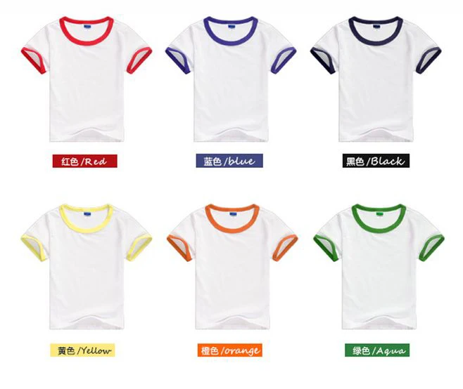 
Wholesale custom logo print oem 100% organic cotton white kids girl boy children polo t shirt for kid girl 