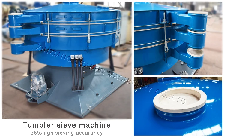 circular tumbler vibrating screen separator for Barite powder