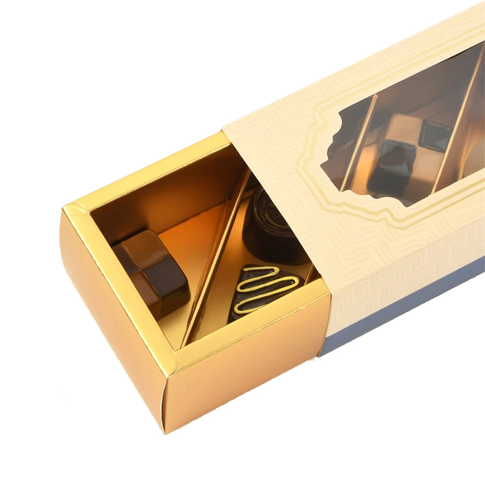 

Small Food Grade Drawer Candy Sweets Box with Dividers for Birthday
