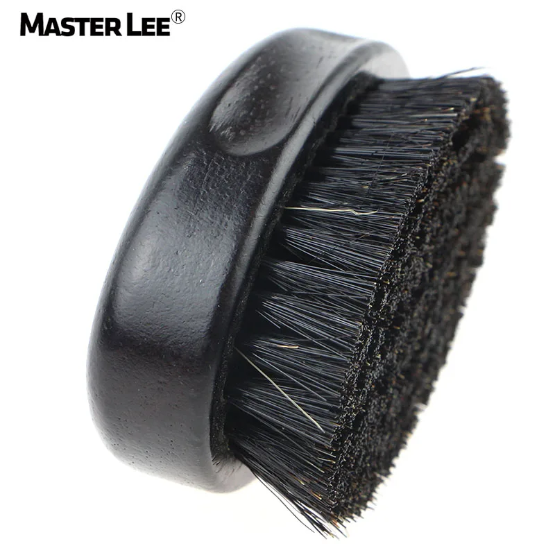 

Eco-friendly elegant natural beech wood brush 360 ropud beard brush boar bristle hair brush, Customised