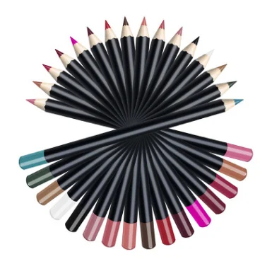 

High Pigment Beauty Make Up Lip Liner Pencil Custom logo 10 Color OEM Lip Waterproof Private Label, 10 colors lipliner