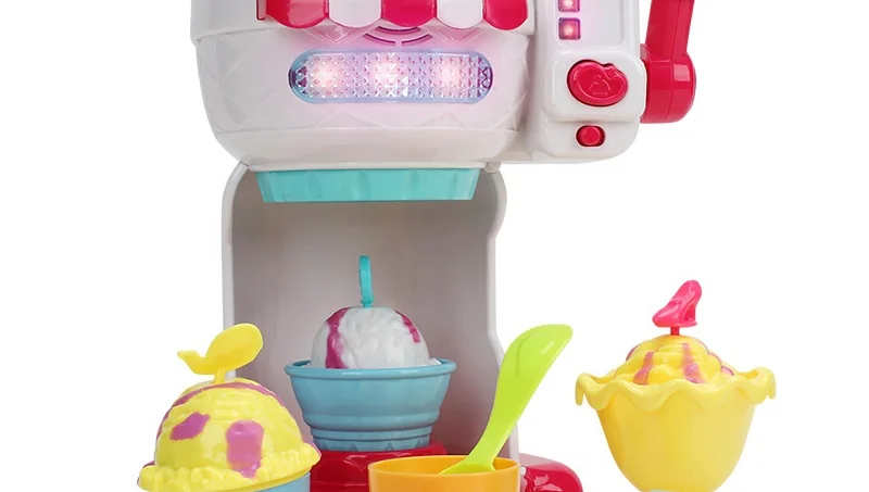 Pretend Play Ice Cream Maker Desserts Food Shop Set - Temu