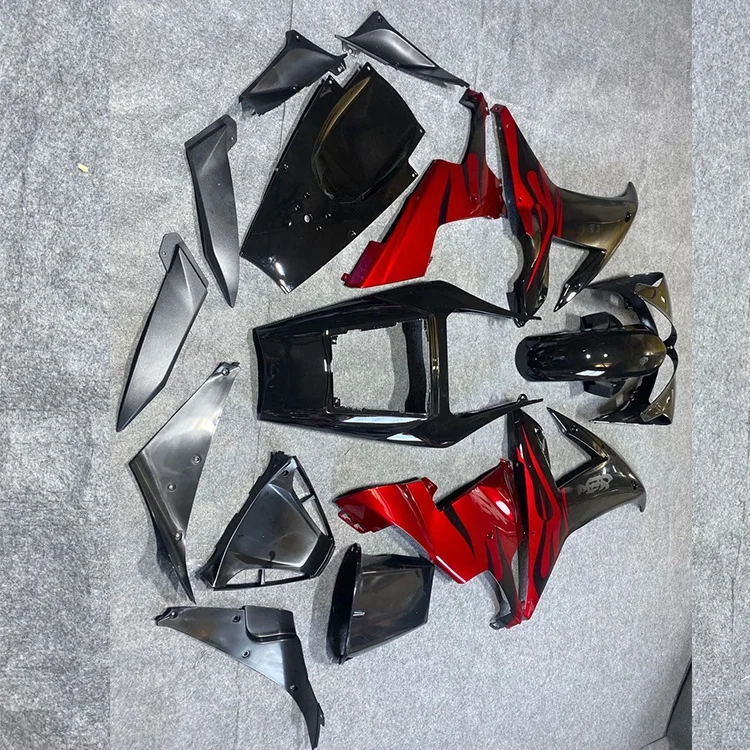 

2021 WHSC Motorcycle Fairing Cover Custom Kits Painted With Red ABS Injection Painted Motorcycle Body Kit For Yamaha R1 2002, Pictures shown