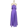 Hot sale beautiful good quality chiffon new purple long bridesmaid dresses for wedding