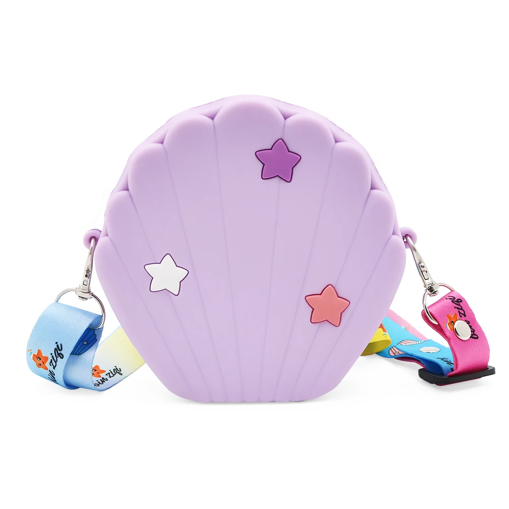

2021 new Fashion Girls shell Mini Money Bag Lovely Cute Cartoon Pouch Women Small Wallet Soft Silicone Coin Purse, Multiple colors