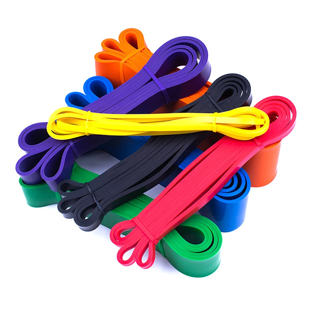 

Unisex Fitness 208cm Rubber Resistance Bands Yoga Band Pilates Elastic Loop Expander Strength gym Exercise Equipment