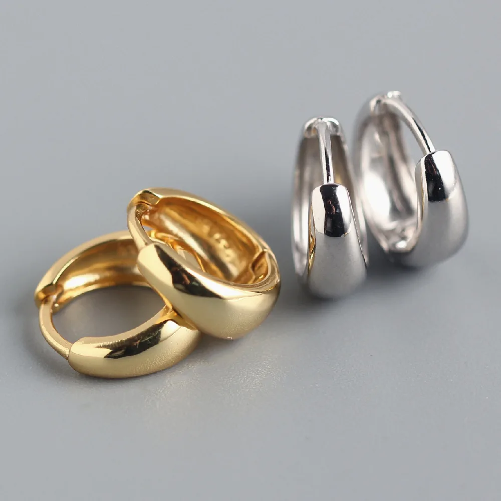 Factory custom high-end jewelry 2022 New latest Simple metal Style 925 Sterling silver stud earrings For Women