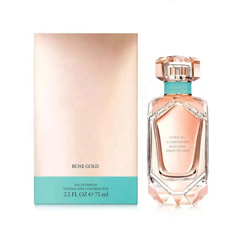 

Women's Brand Perfume 75ml 2.5oz Quality Version Rose Gold Perfume Eau De Parfum Body Cologne Spray Fast Delivery