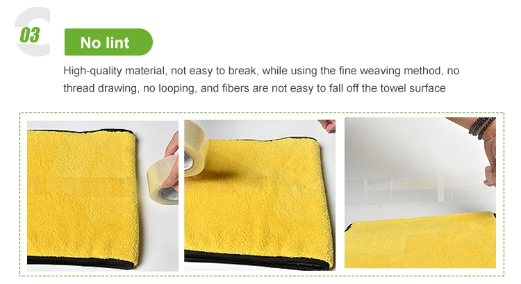 High Quality Thicken Microfiber Car Detailing Polishing Water Absorbent ...