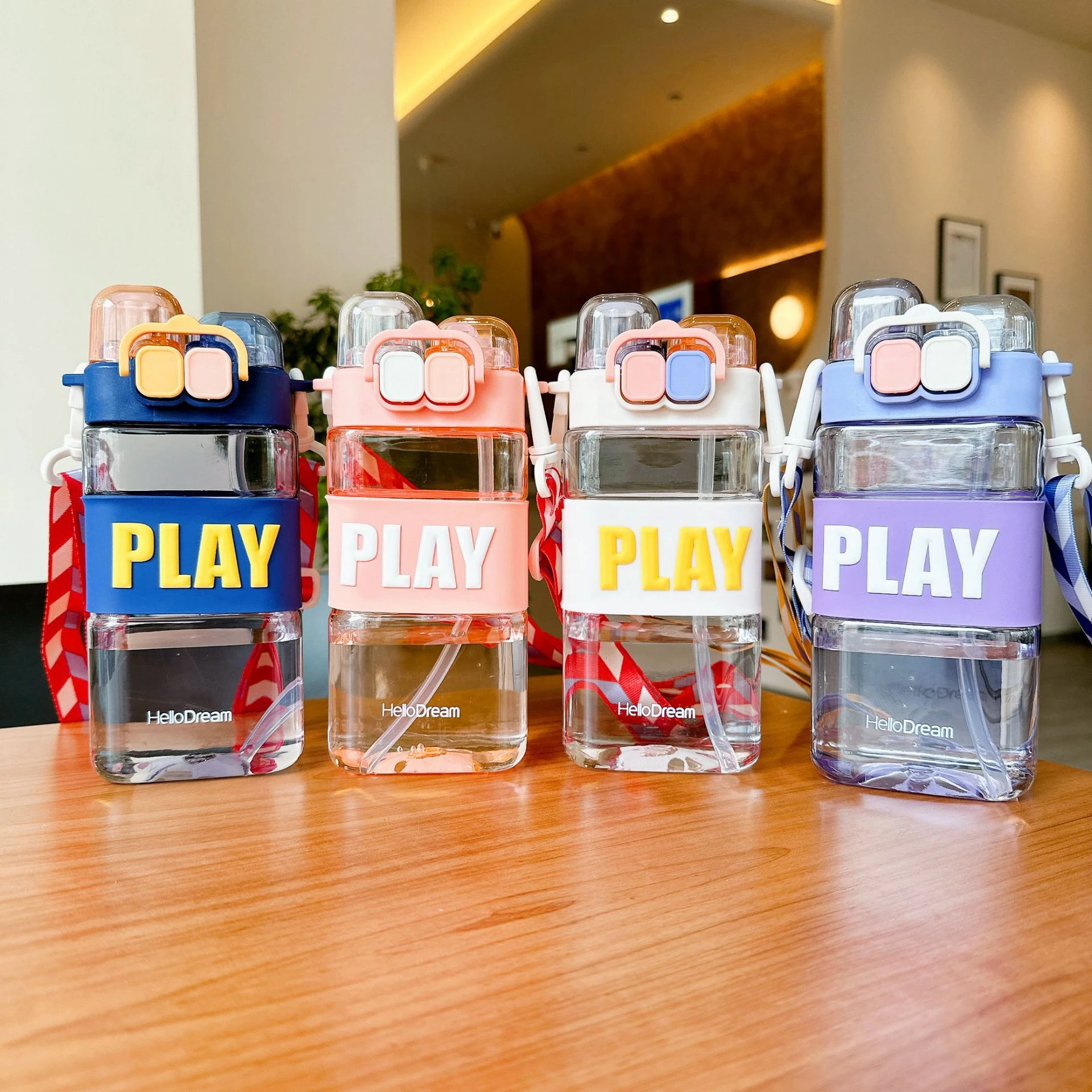 

W86 cheap high quality 360ml bpa free cartoon cute kids cups plastic children water bottles school water bottle