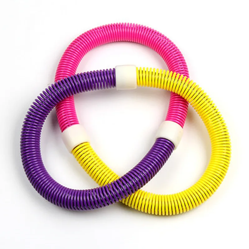 

Fitnsss Exercise Plastic Spring Fat Burning Soft Workout Hoola Hula ring, Colorful