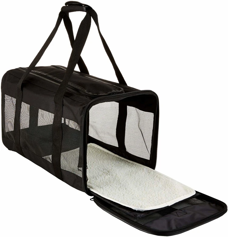 

High quality durable breathable comfortable prevent escape pet dog travel carrier handbag, Customized color