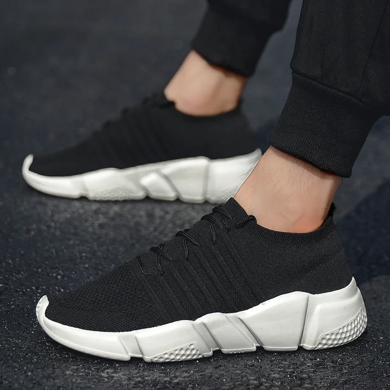 

Autumn new style flying woven trendy shoes casual sports mens fashion sneaker shoes, As the pictures show