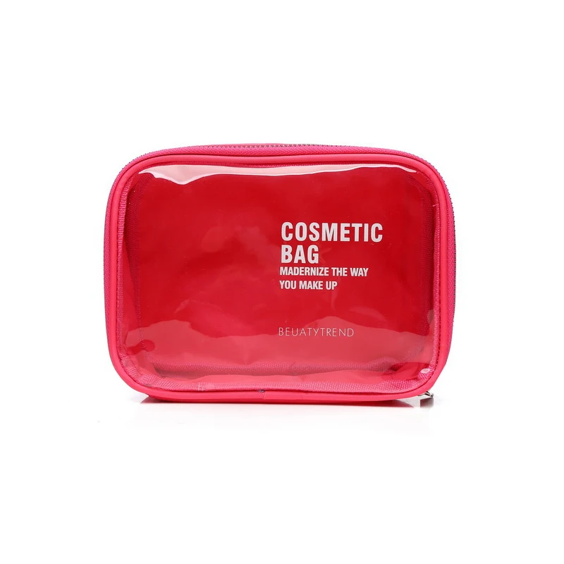 

Yiwu Bags Factory custom new lady waterproof travel toilet bag plastic PVC promotion large cosmetic bag transparent with window, Pink/red/blue/black/green/yellow/purple/orange/customized