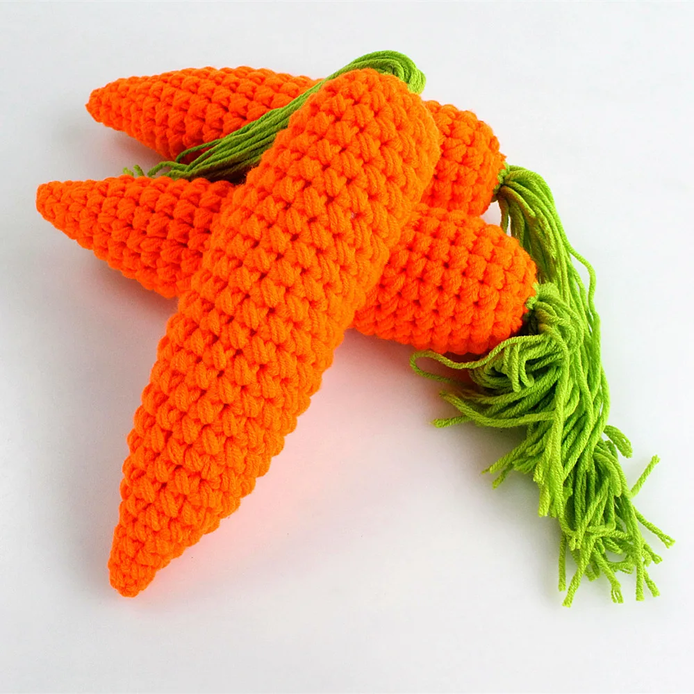 Factory Price Handmade Crochet Soft Fruits And Vegetables For Baby