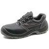 CE approved slip resistant water proof leather work shoes steel toe cap