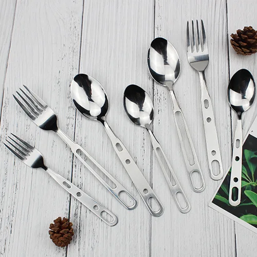 

Mirror Polish Food Grade Stainless Steel Flatware Set Service For 4 Pieces Include 2 Forks And 2 Spoons