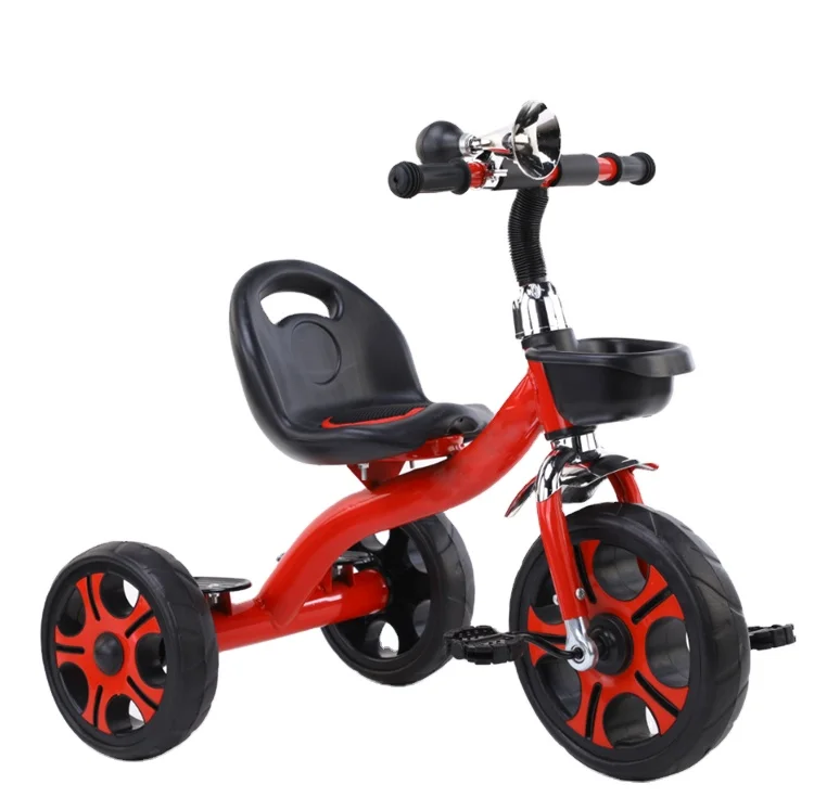 

Wholesale lovely triciclo ride on toy baby tricycle children trike construction simple steel frame kids cycle with 3 wheels bike, As the customed