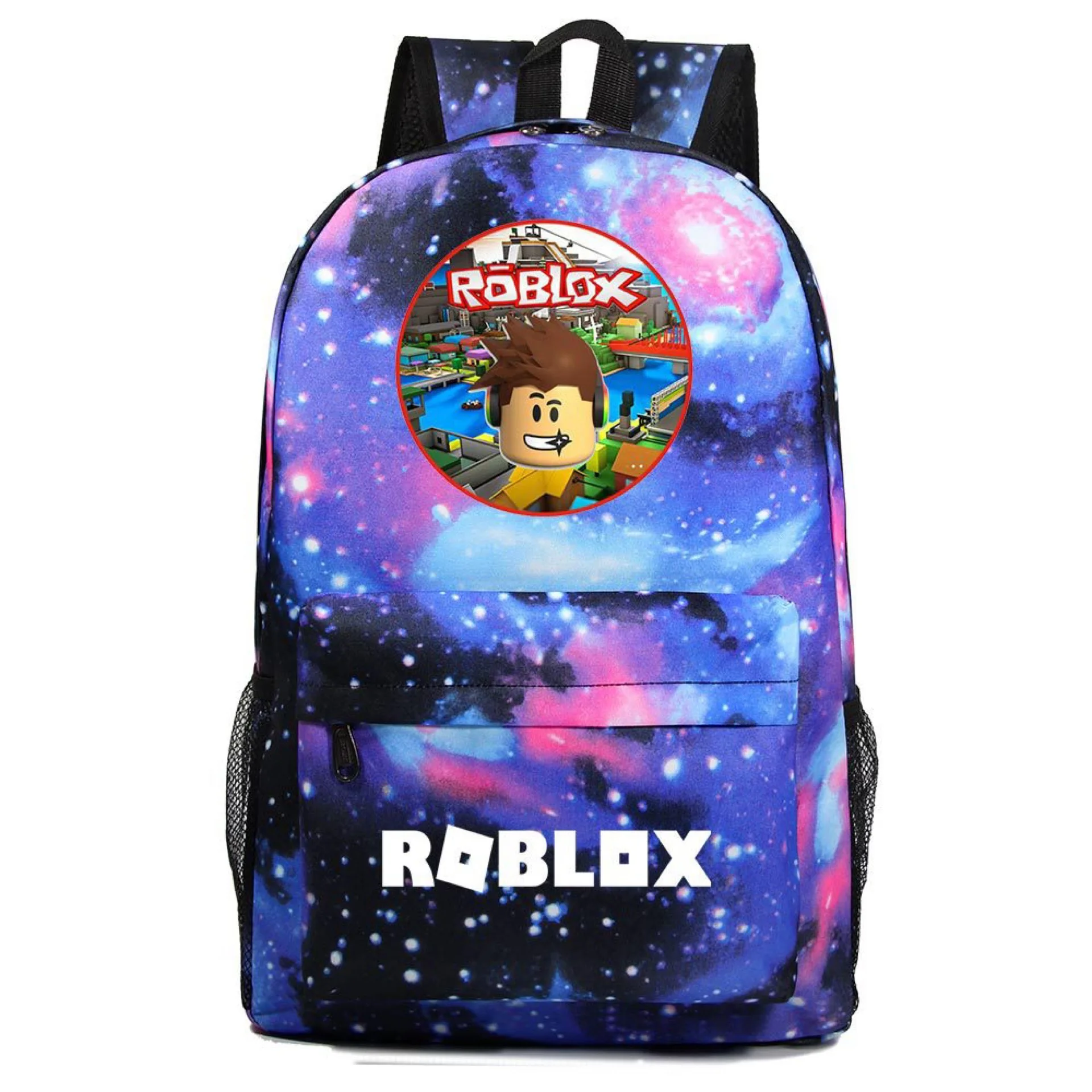 

Factory direct sales custom print Roblox Robux Rucksack kids travel waterproof backpack plain mochila escolar hombre, Pantone