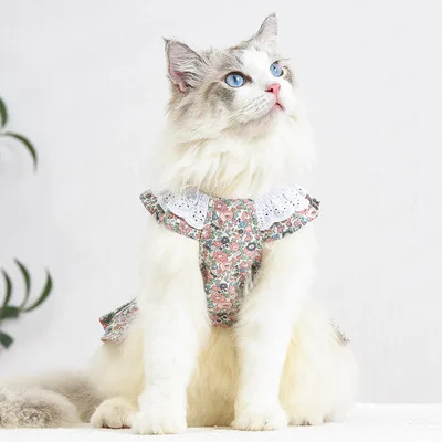 

Amazon Hot Selling Factory Wholesale Cat Apparel Women Cute Girl Dresses Pets