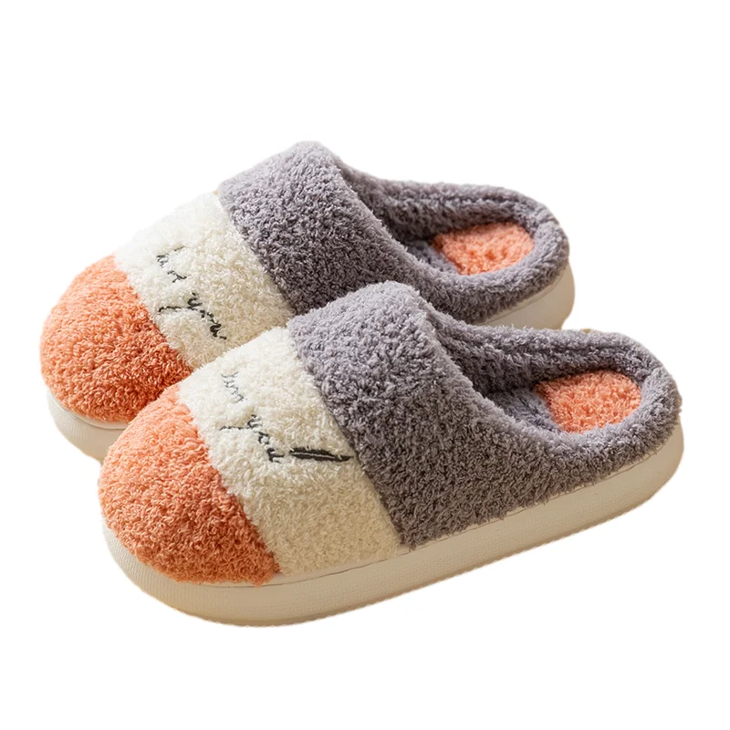 

2021 Winter new ladies bedroom slippers for women anti-slip warm slippers