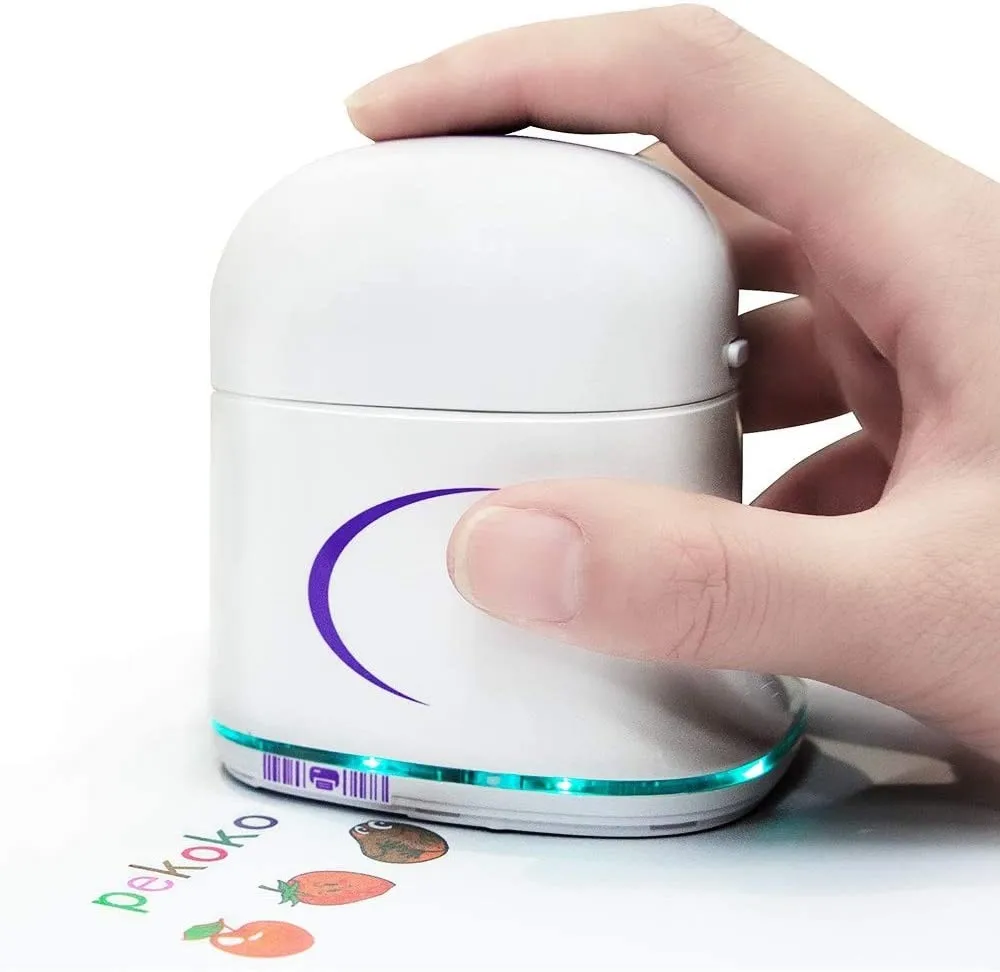 

Pekoko Handheld Inkjet Printers, DIY Color Printer 1200DPI Printing On Skin Paper Cards