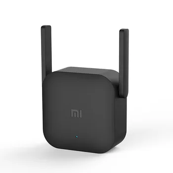 Xiaomi Pro WiFi Amplifier Router 300M Network Extender Repeater Power Extender 2 Antenna For Wi-Fi Router, Black