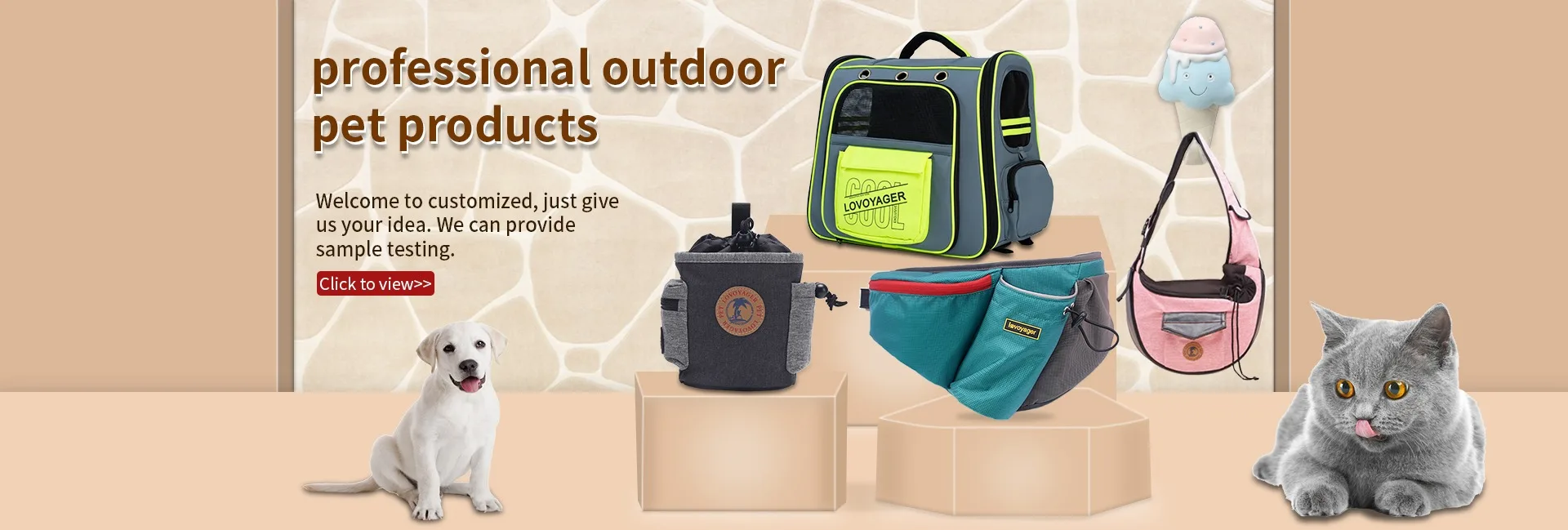 Guangzhou Voyager Pet Products Co., Ltd. Pet Carrier&Pet Treat Pouch