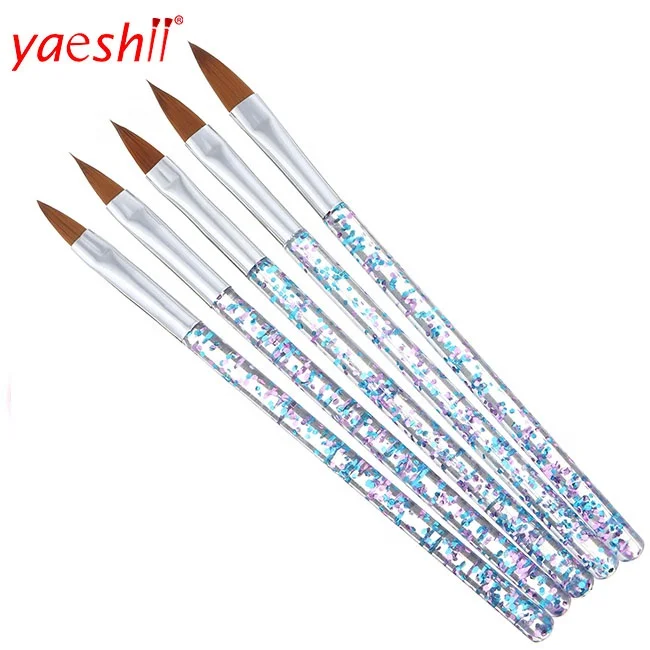 

Yaeshii 5Pcs Nail Art Crystal Flower Builder Carving Drawing Brush Painting Dotting Pen Manicure Tips Salon Set, Customized color