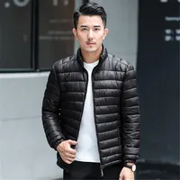 

2020 new arrivals Winter men's down jacket loose short light weight cotton jacket