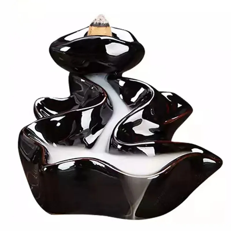 Incense Burner Essential Oil Ceramic Holder Gift Set Arabic Crystal