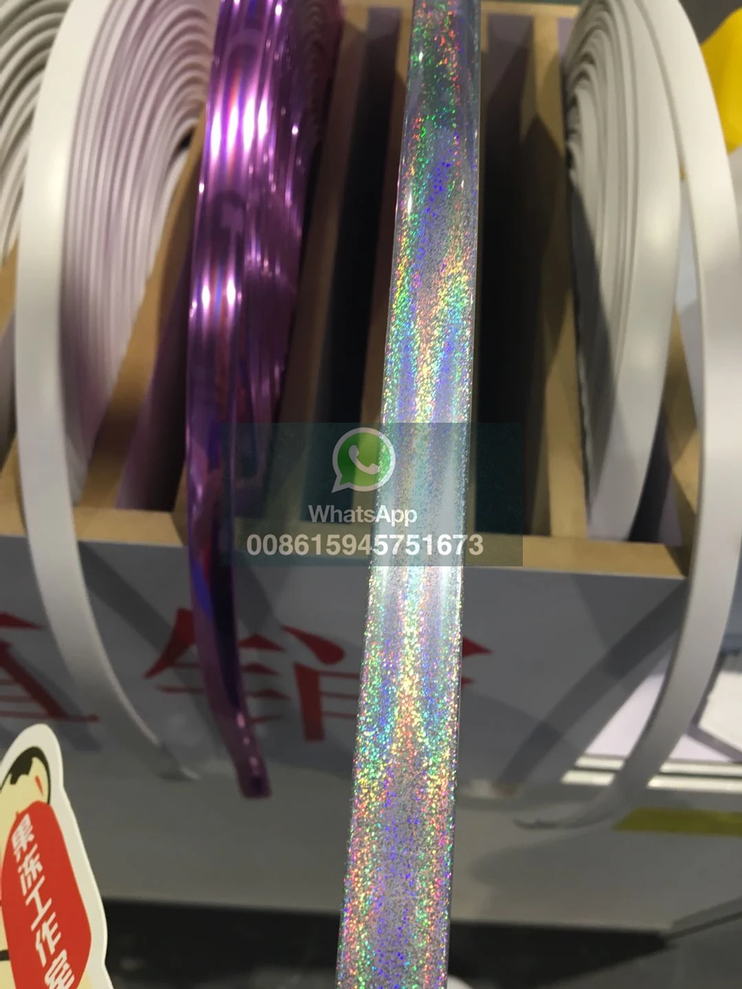 High Glossy Clear Plastic Poster Frame Edging Self Adhesive Plastic