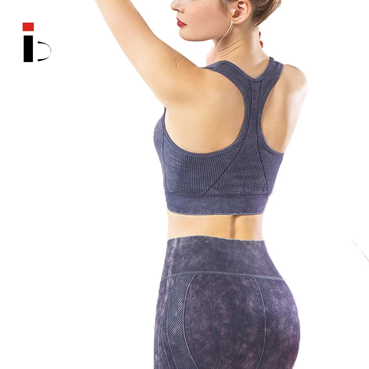 

New design seamless wash sports for back fitness yoga bra