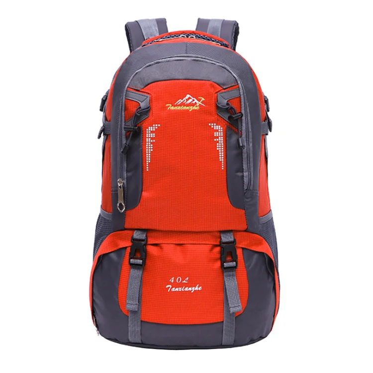 

40L Waterproof Outdoor Men Women School Sport Camping Hiking Travel Backpack Bags for Climbing, Red, green, blue, black, orange, dark blue