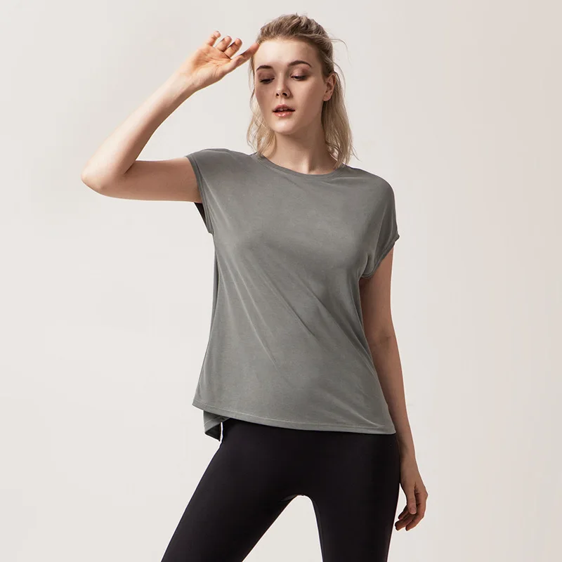 

Hot sale women's yoga t shirts quick dry t short sleeve shirts girl's fashion running fitness t shirts, Same as picture shows