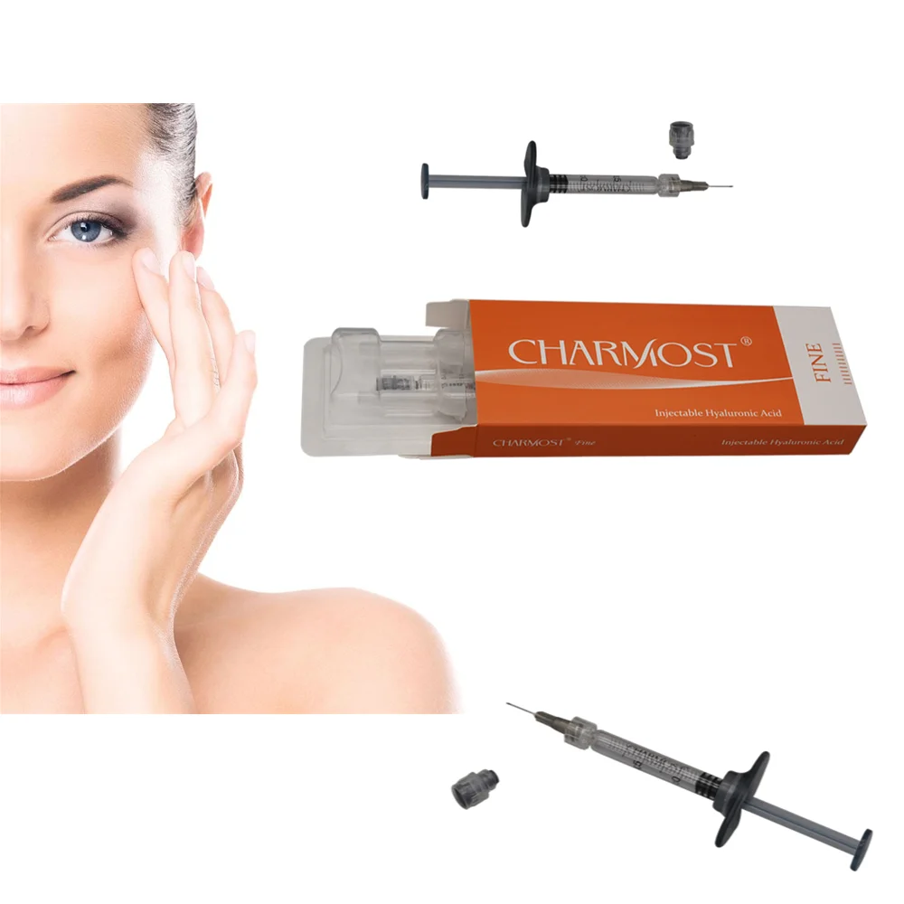 

Cosmetic 2ml Derm Hyaluronic Acid Dermal Filler Wrinkles Injection Ha Hyaluronic Acid Dermal Filler For Breast, Transparent