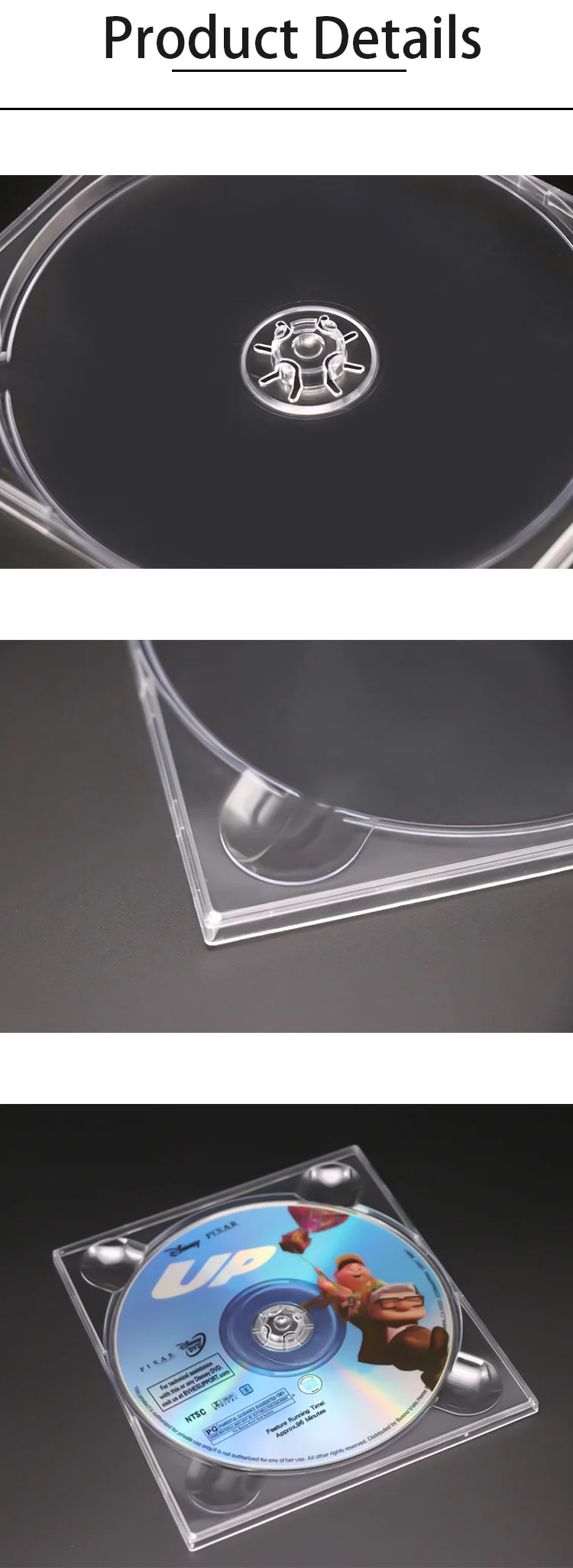 Plastic Packing Storage Disc Cd Dvd Digipak Cardboard Cd Digi Tray