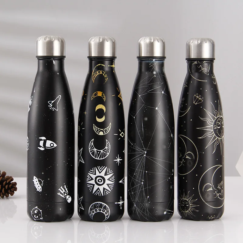 

Coloful Custom Logo Sports Drink Stainless Steel Cola Eco Friendly Water Bottle, Customized color acceptable