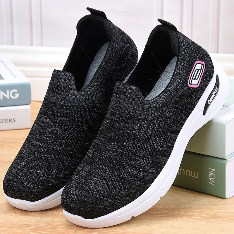 

S-1 Athletic Breathable Cheap Slip On Summer Women Shoes Flat Other Trendy Shoes