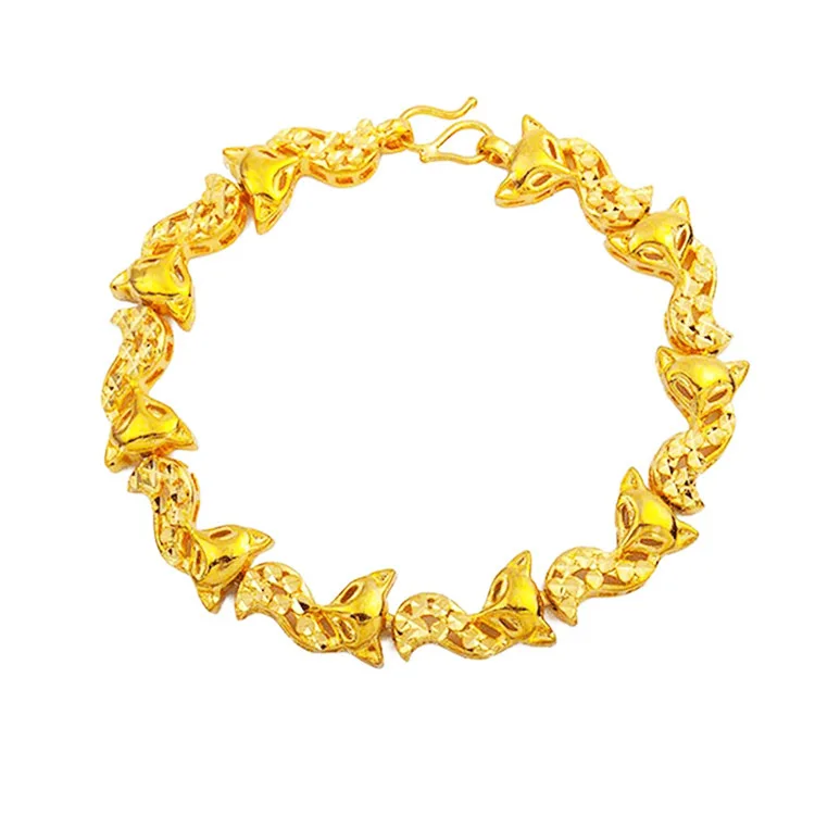 

Gold Plated Fox Bracelet Korean Jewelry Exquisite Craftsmanship Gold Ladies Bracelet Jewelry