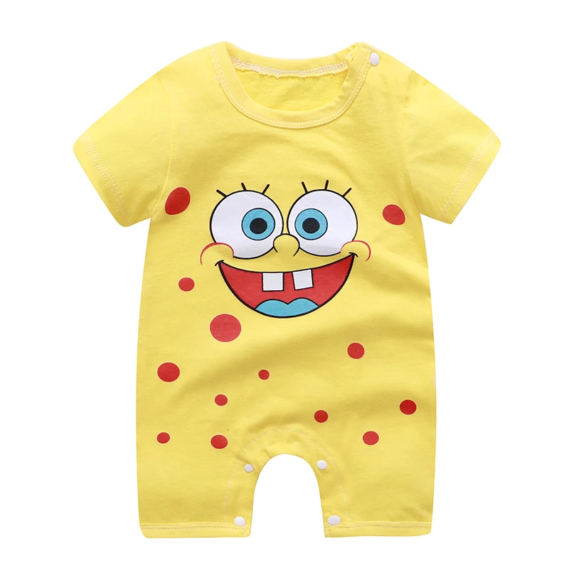 

baby onesie 100% cottonCool Newborn Baby Romper Baby Boy Cotton Romper with and Short Sleeves for Summer