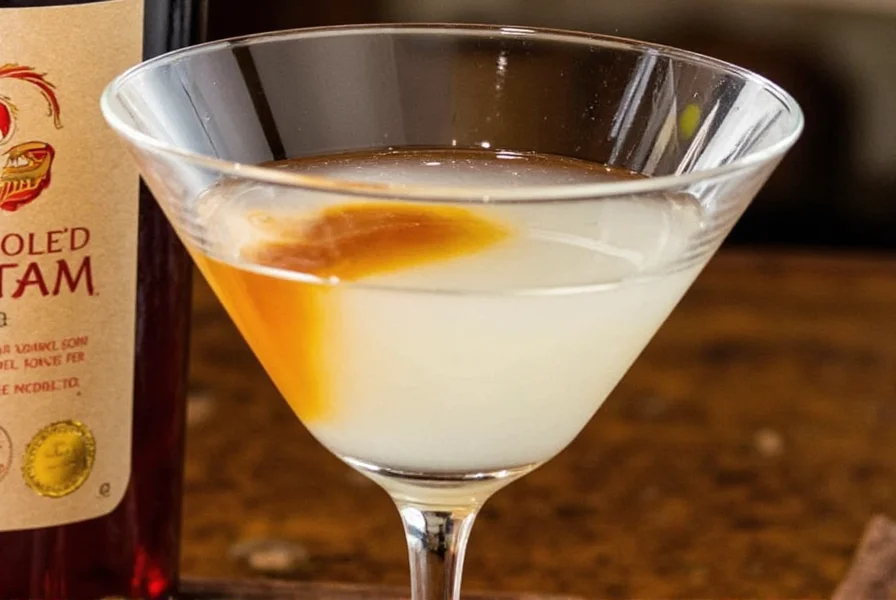 Salted Caramel Martini with Cinnamon Garnish