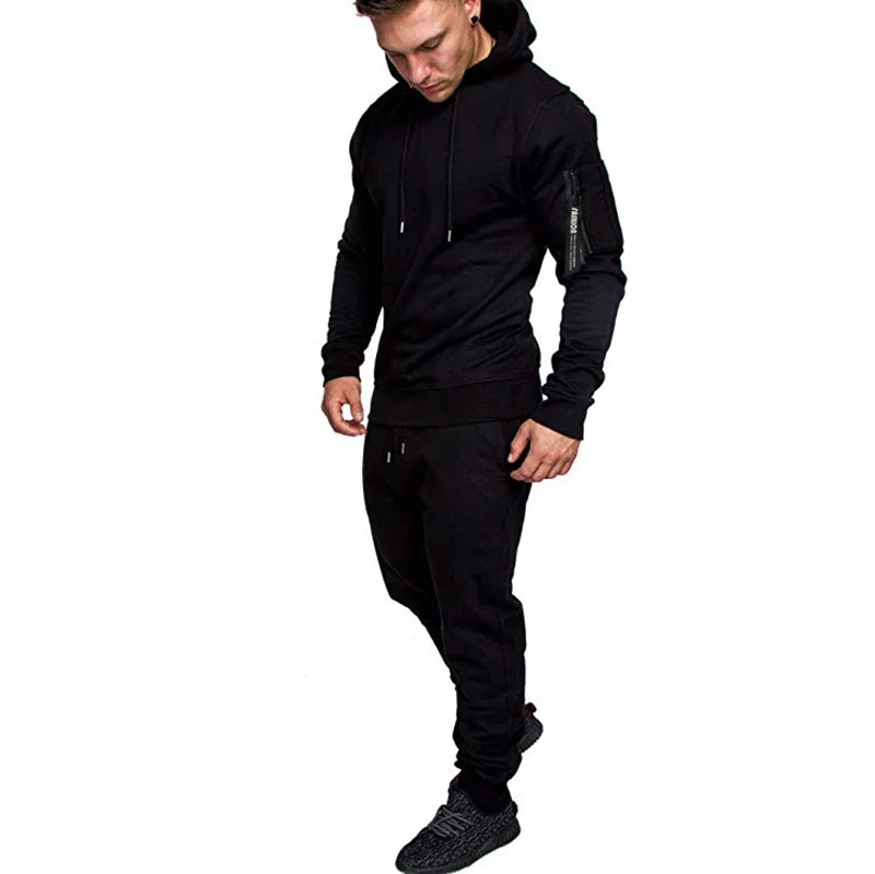 

Factory Made Sweatsuit Low Price Men Tracksuit Plain Sweatsuit Vendors, Customized colors