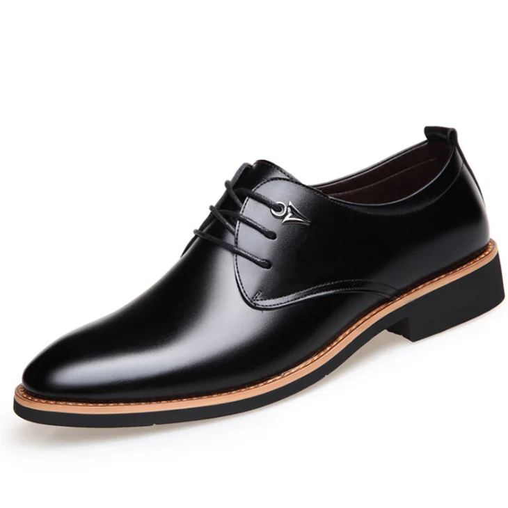 

New Black Brown Men Leather Shoes Male Formal shoes men