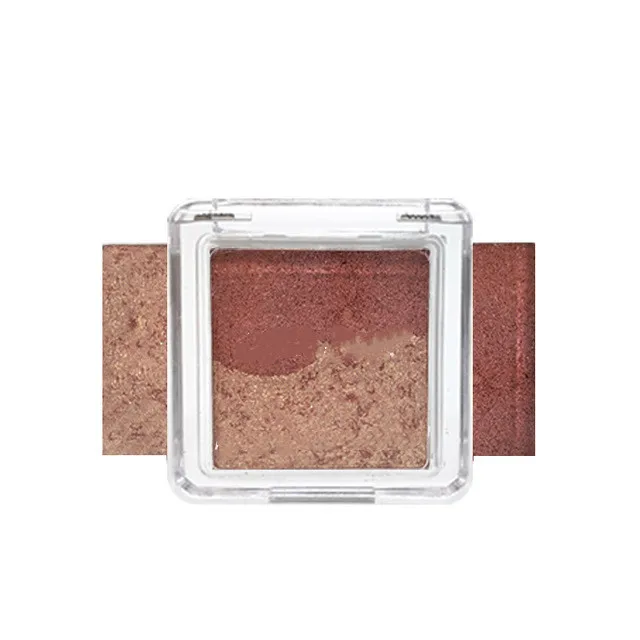 

Super ice matte pearlescent waterproof non-fading two-color eye shadow tray, Muliti-color