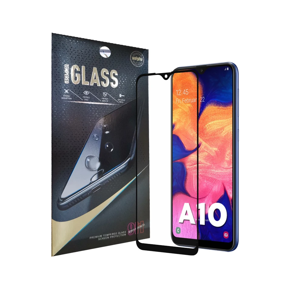 

3D Full Glue Full Cover Tempered Glass Case Friendly Protective Film for Samsung Galaxy A10 Screen Protector