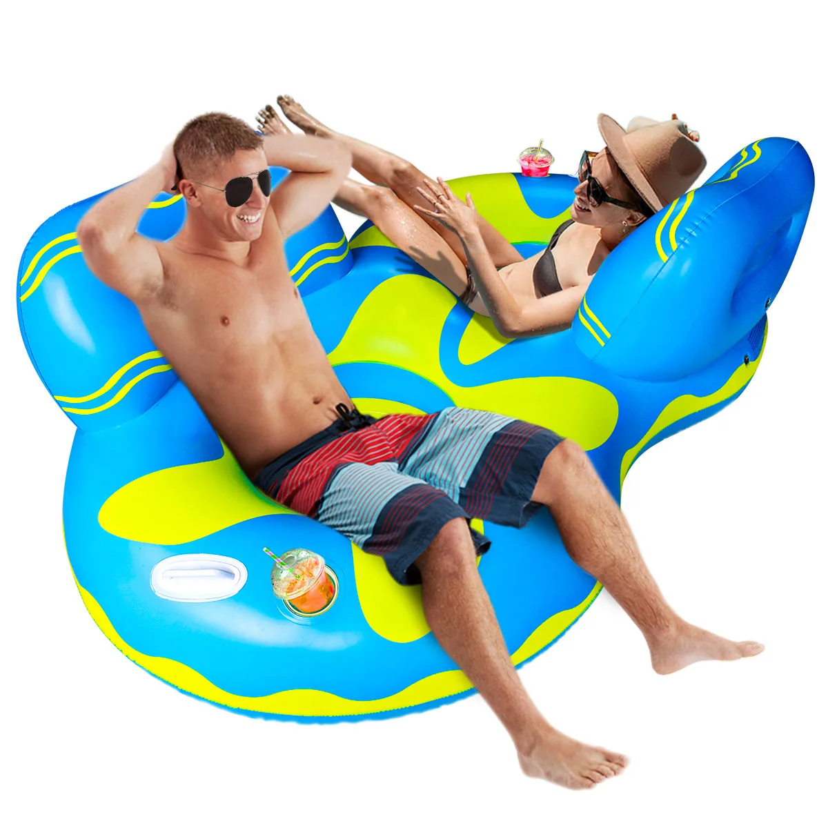 

Hot sale Air Water Couch Sofa Chair Lounge Bench Bed Living Room Pool Float Outdoor Indoor Promotional, Blue